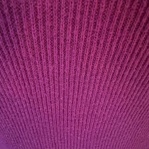 Splendid from Nordstrom Beautiful Raspberry Sweater, Knot Back, Rib, Medium - Picture 3 of 11